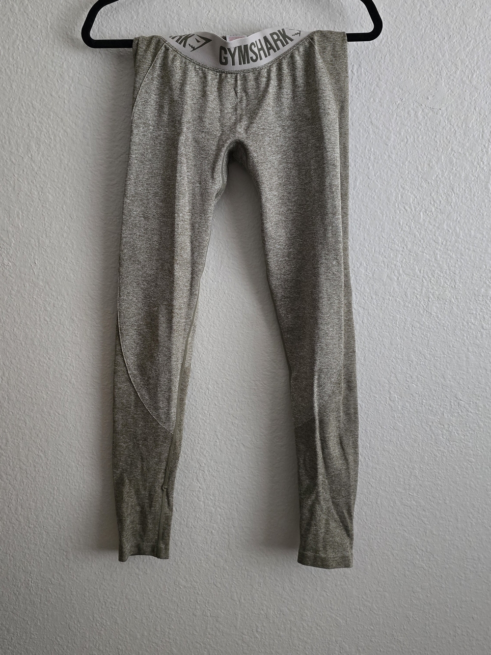 Gymshark Womens Grey Green Leggings
